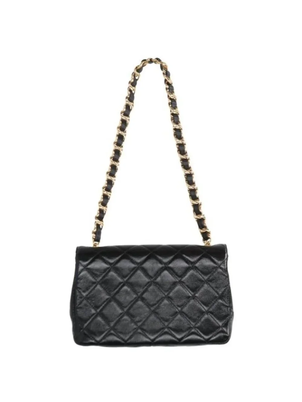 Chanel CC Flap Shiny Lambskin Chain Shoulder Bag